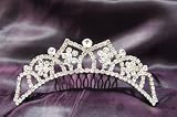 New Beautiful Bridal Wedding Tiara Crown with Crystal C15731