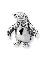 Sterling Silver Reflections Penguin Bead