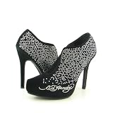 518sVwtVbpL. SL160  Ed Hardy Womens Nye Pump,Black 10FNY102W,9 M US