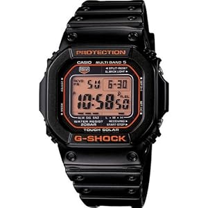 Casio Men's Multi-Band Atomic G-Shock Tough Solar Strap GWM5600R-1 Watch