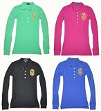 Polo Ralph Lauren Womens Black Skinny Fit Polo Shirt