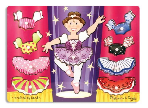 518sYm1QDEL Melissa & Doug Ballerina Dress Up Mix n Match Peg
