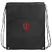 Indiana University Drawstring Bag Cinch IU Logo Draw String Back Pack - For Boys Girls Students or Adults