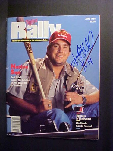 Kent Hrbek Minnesota Twins Autographed June 1989 Twins Rally Magazine