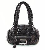 Guess - Guess Brown Hayworth Satchel Vinyl Handbag