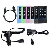 Skque Samsung P2 Silicone Skin Case Cover ( Black / Blue / Clear / Green / Pink / Smoke ) + Clip + Lanyard + Screen Protector + Car Charger + Wall Charger + USB Data Cable Bundle Kit Set