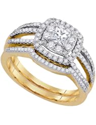 0.89CTW-DIA 0.27CT-CPR BRIDAL SET