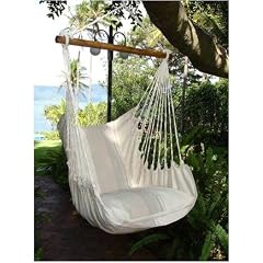 H�ngesessel H�ngeschaukel H�ngesitz Madeira Beige gestreift