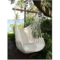 H�ngesessel H�ngeschaukel H�ngesitz Madeira Beige gestreift