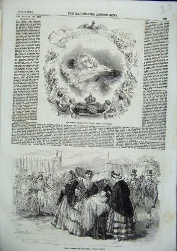 Imperial Prince Cradle First Appearance In Public 1856