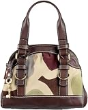 Fossil Domed Satchel - Casey (Color: Multi)