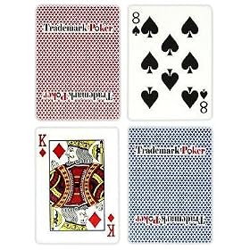 Trademark Poker 2 Decks Plastic Playing Cards