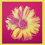IMAGE OF Daisy, c.1982 (Fuschia and Yellow) Art Poster Print by Andy Warhol, 12x12