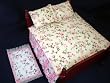 Dollhouse Miniature Artisan Bedding Set for a Double Bed