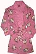 Hello Kitty w/ Mimi Best Friends Pink Glitter Fleece Robe for women