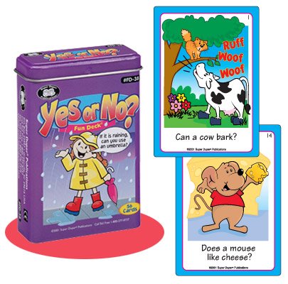 Yes or No? Fun Deck Cards - Super Duper Educational Learning Toy for Kids price