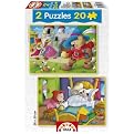 Puss 'N Boots and Little Red Riding Hood 20-pc. Puzzles Set of 2
