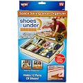 4 x  SHOE STORAGE UNDER BED SHOES ORGANISER BAG BOX
