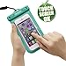 DandyCase Slim Waterproof Case for Apple iPhone 5S / 5 / 5C & Apple iPod Touch 5 (Will NOT fit Other Smartphones) - IPX8 Certified to 100 Feet [Retail Packaging (Turquoise)