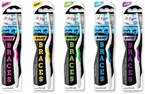 Easy Braces Brush (Pack of 6 Purple)