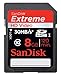 SanDisk Extreme 8 GB Class 10 SDHC Flash Memory Card (SDSDRX3-8192-A21)