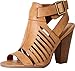Delicious By Soda Yummy Cutout Stacked Heel Sandal