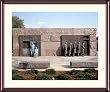 Depression Breadline, F.D.R. Memorial Photograph - Beautiful approx. 24x28-inch Framed & Matted Photographic Print by Carol M. Highsmith