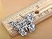 Alilang Silvery Tone Rainbow Multi Colored Rhinestone Butterfly Insect Bug Wings Brooch Pin