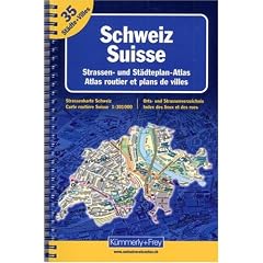 Atlas routiers : Suisse, 35 villes (atlas � spirales)