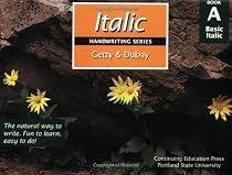 Italic Handwriting Series Book A