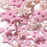 Eigenschaften KnorrPrandell / Gütermann / KnorrPrandell 2217027 - Knöpfe Sternenmix rosa, 7g/Dose