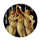 Three Graces Botticelli Ornament (Round)