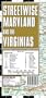 Streetwise Maryland & the Virginias Laminated State Road Map