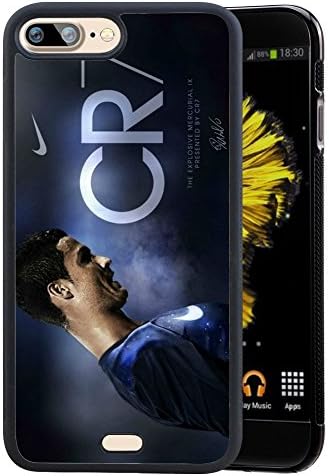 iPhone 7 Plus 5.5 Case, Customized Football Real Madrid CF Cristiano Ronaldo CR7 , Real Madrid Club Premium TPU and PC Case for iPhone 7 Plus 5.5