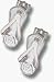 Aric Almirola 5/8 8 Flip Flop Post Earrings - Sterling Silver Jewelry