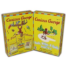 Curious George Preschool Learning Games Pre-K ABCs Paint & Print Studio & Reads Writes & Spells for Grades 1 & 2