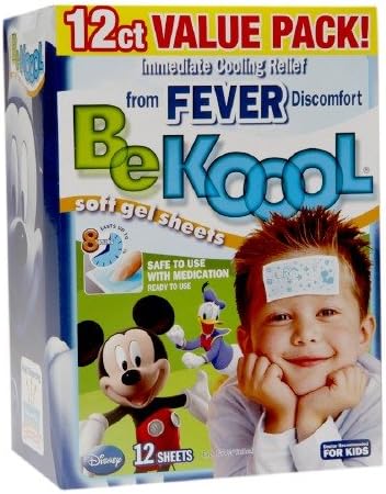 Be Koool Fever Relief Soft Gel Sheets 12 ea (1 Pack)