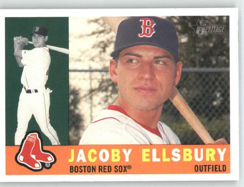 2009 Topps Heritage #153 Jacoby Ellsbury - Boston Red Sox (Baseball Cards)