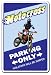 MOTOCROSS Sign parking motorcross dirt bike decal gift