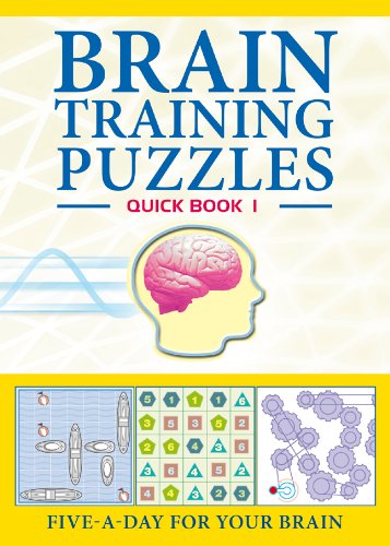 Brain Training Puzzles: Quick Book 1: Five-A-Day for Your Brain (Vol. 1)