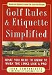 Golf Rules & Etiquette Simplif - Golf Book
