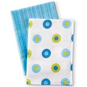 Babylicious Squirt Sit and Spit Cloths Blue