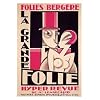 Folies Bergere, La Grand Folie, Art Deco Poster (30x40cm Art Print)