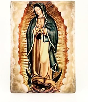 Virgin of Guadalupe Wall Art - 5 x 6.5 inches