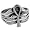 Egyptian Jewelry Silver Ankh of Life Ring - Size 6