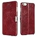 iPhone 6 Plus / 6s Plus Case, Benuo [Classic Fashion Series] Folio Flip Genuine Leather Case [Card Slot], Slim Case [Stand Function] with Magnetic Closure for iPhone 6 Plus / iPhone 6s Plus (Burgundy Red)