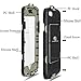 iPhone 6 Case: LongRise Slim Defender iPhone 6s Hybrid Rubber Silicone+PC Running Case with Touch ID and Hook for iPhone 6 6S 4.7 inch (Black+Army Green)
