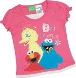 Sesame Street Elmo, Cookie Monster, & Big Bird Toddler Girls Shirt