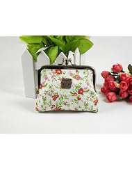 Beautiful Anna Sui Vintage Floral Victorian Style Double Pockets Coin Purse... by 