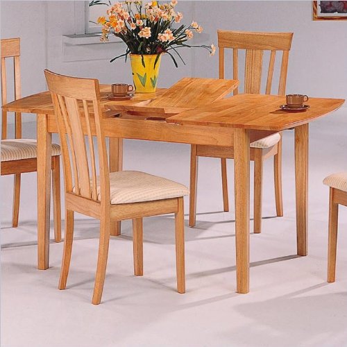 How Do I Coaster Dinner Room Furniture Natural Finish Dining Table w